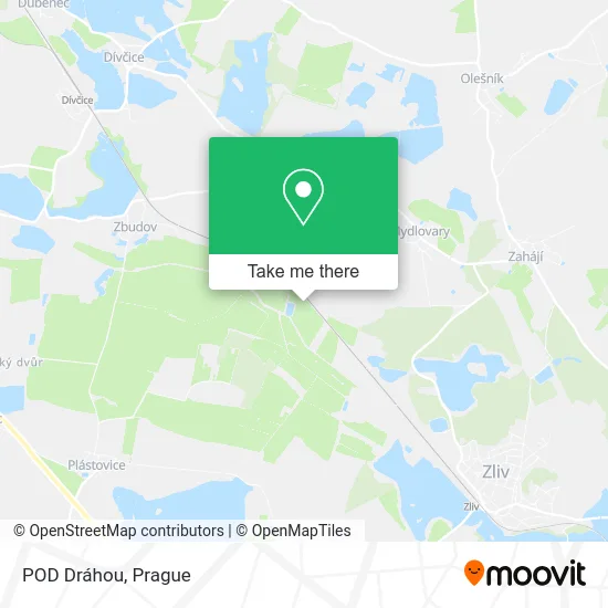 Карта POD Dráhou
