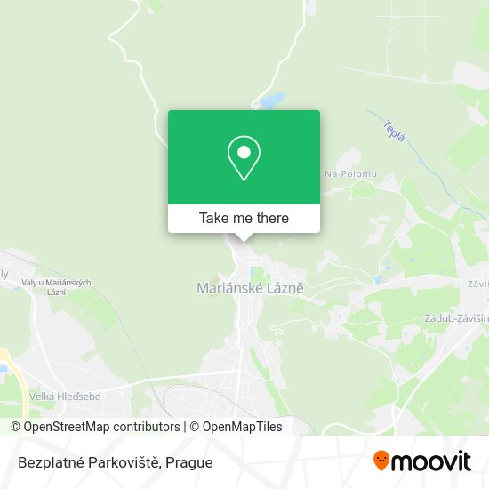 Bezplatné Parkoviště map