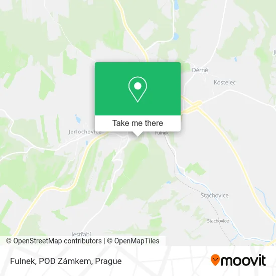 Карта Fulnek, POD Zámkem