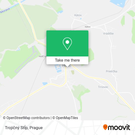 Trojičný Stĺp map