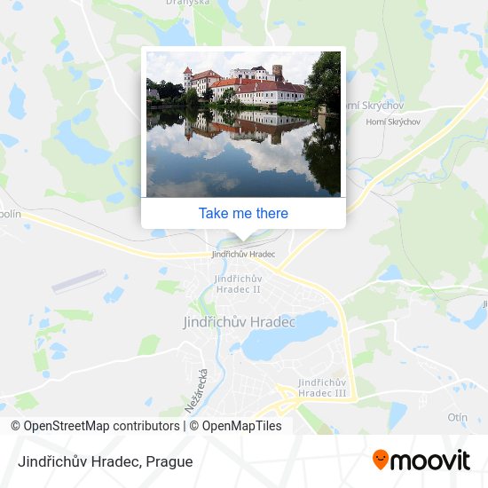 Jindřichův Hradec map