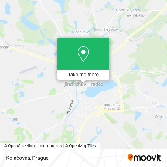Карта Koláčovna