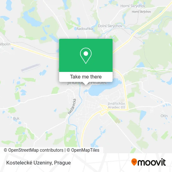 Карта Kostelecké Uzeniny