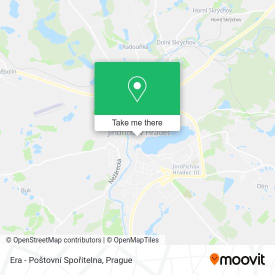 Era - Poštovní Spořitelna map