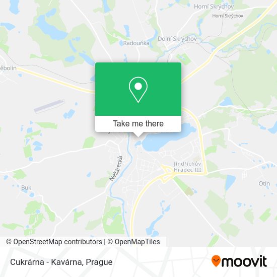 Cukrárna - Kavárna map