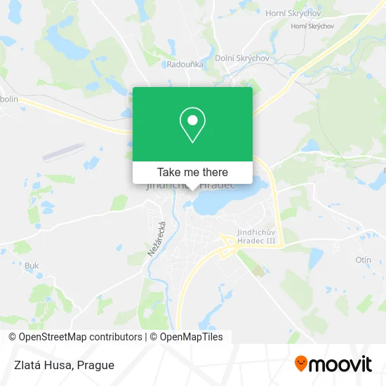 Карта Zlatá Husa