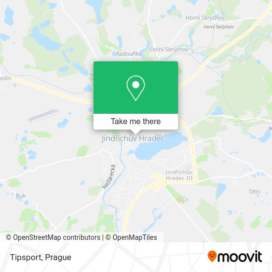 Tipsport map