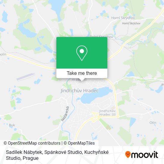 Sadílek Nábytek, Spánkové Studio, Kuchyňské Studio map