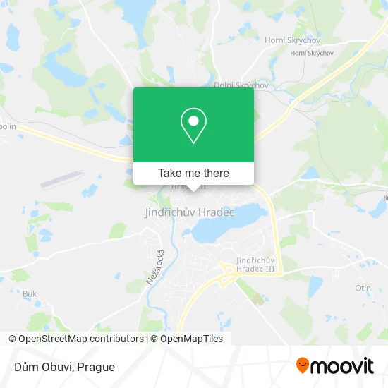 Карта Dům Obuvi