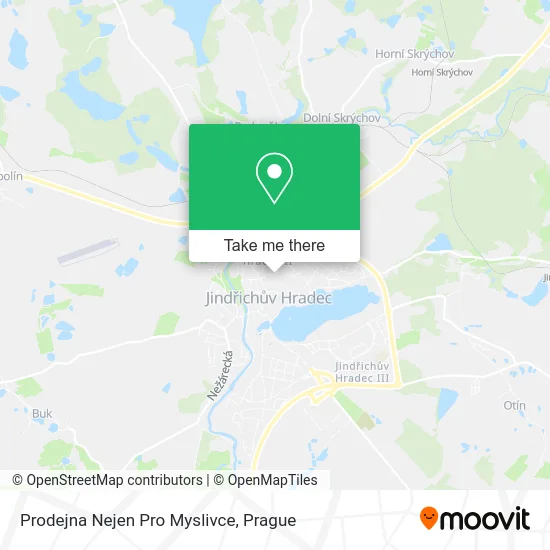 Карта Prodejna Nejen Pro Myslivce