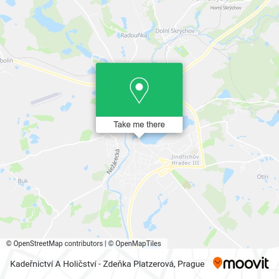 Kadeřnictví A Holičství - Zdeňka Platzerová map