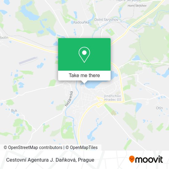 Cestovní Agentura J. Daňková map