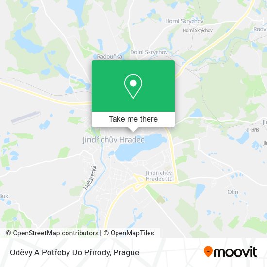 Oděvy A Potřeby Do Přírody map