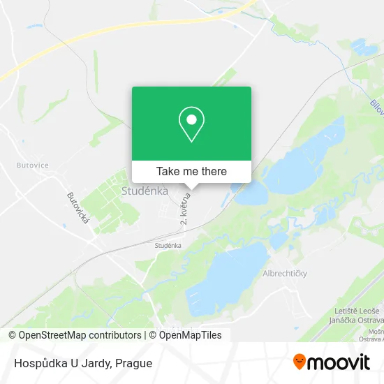 Карта Hospůdka U Jardy