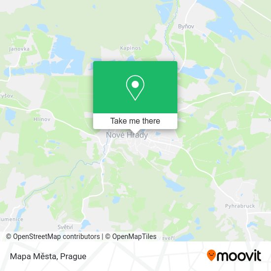 Карта Mapa Města
