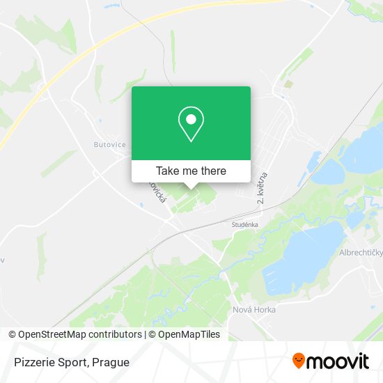 Pizzerie Sport map