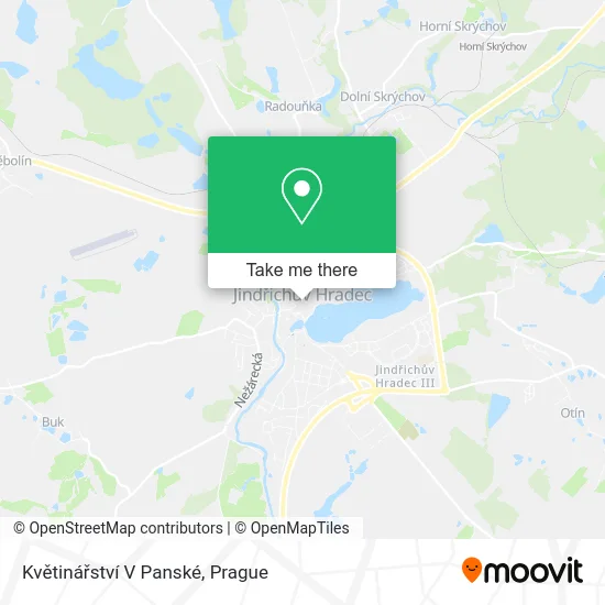 Květinářství V Panské map