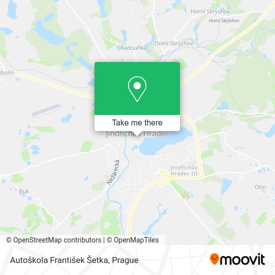 Autoškola František Šetka map