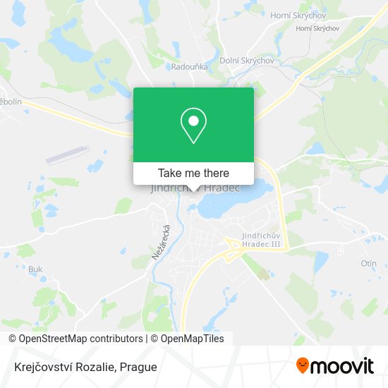 Krejčovství Rozalie map
