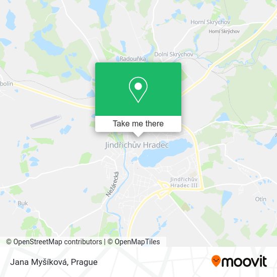 Jana Myšíková map