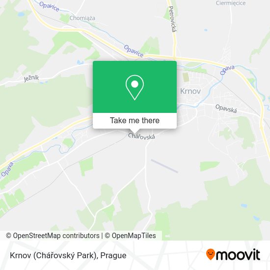 Krnov (Chářovský Park) map