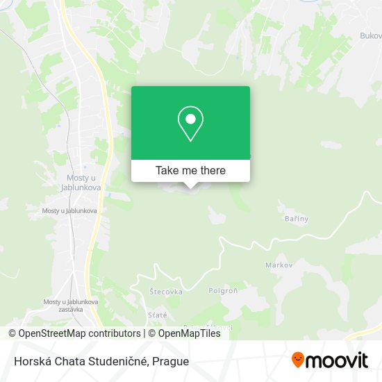 Horská Chata Studeničné map