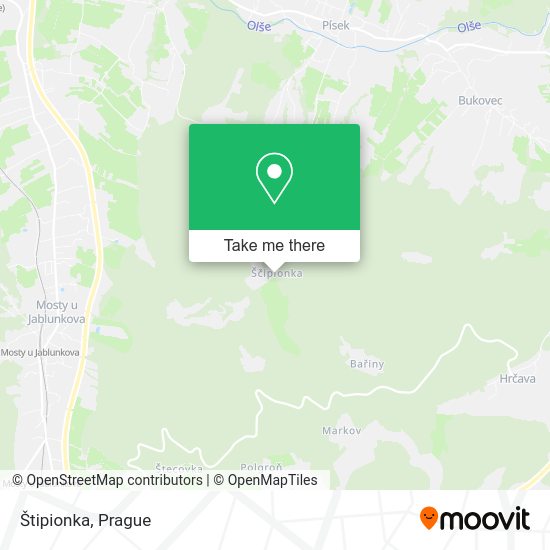 Карта Štipionka