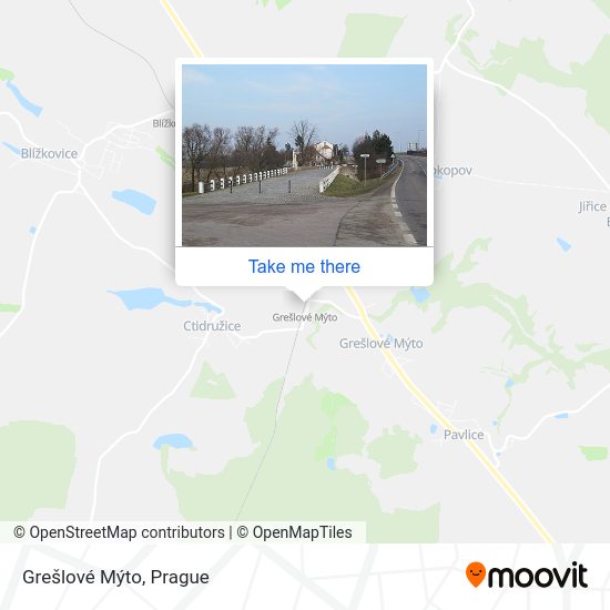 Grešlové Mýto map