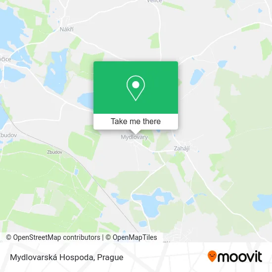 Карта Mydlovarská Hospoda