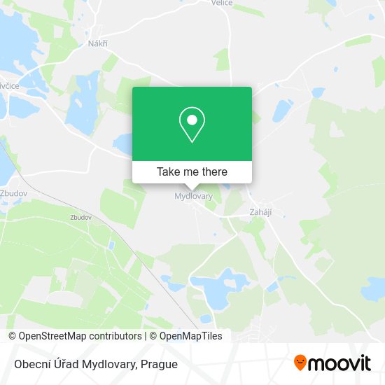 Obecní Úřad Mydlovary map
