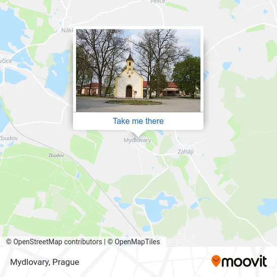 Карта Mydlovary
