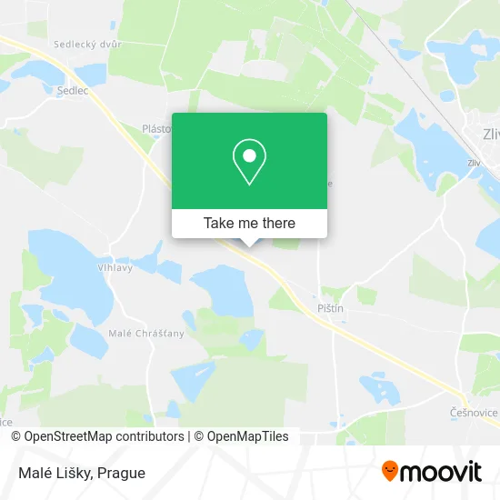 Карта Malé Lišky