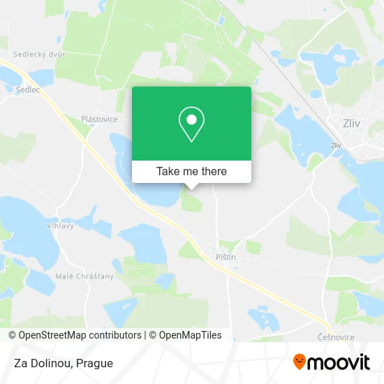 Карта Za Dolinou