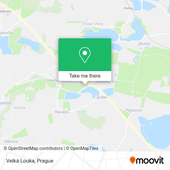 Карта Velká Louka