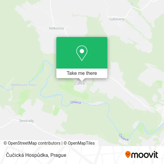 Карта Čučická Hospůdka
