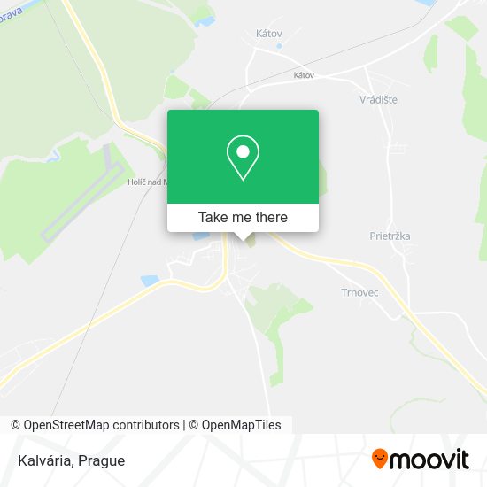 Карта Kalvária