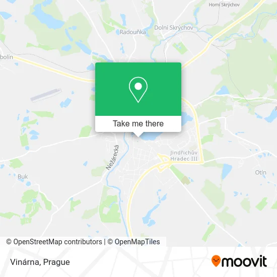 Карта Vinárna