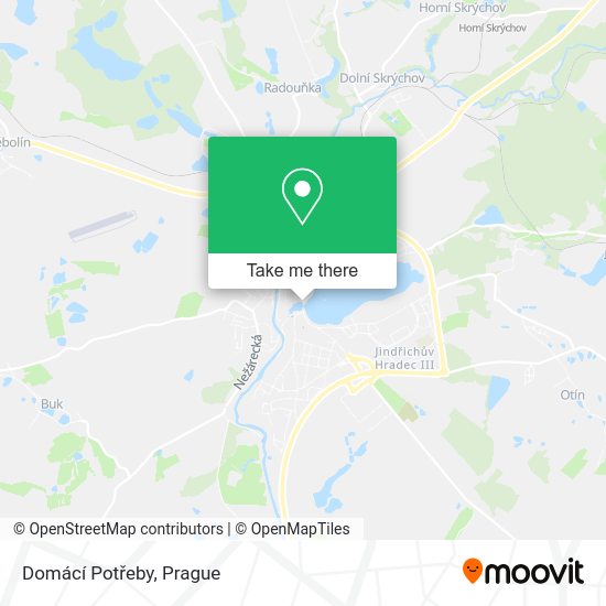 Domácí Potřeby map