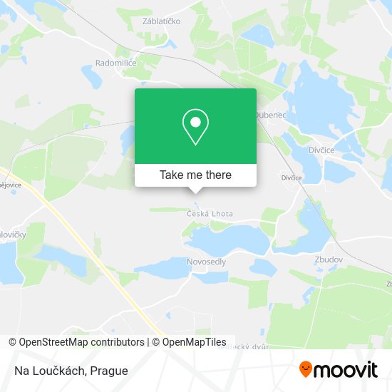 Карта Na Loučkách
