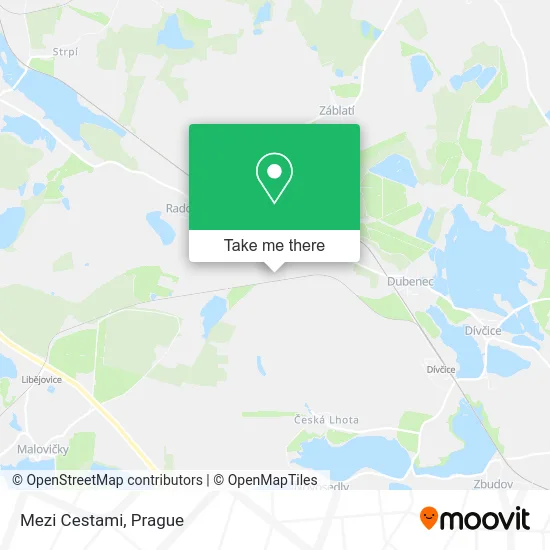 Карта Mezi Cestami