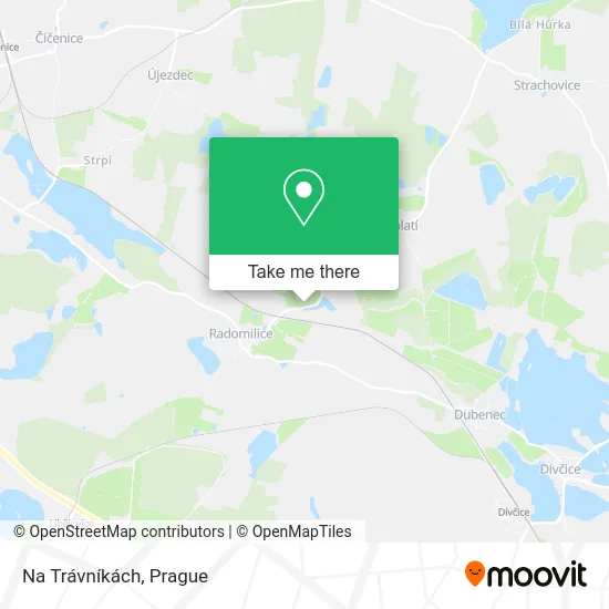 Карта Na Trávníkách