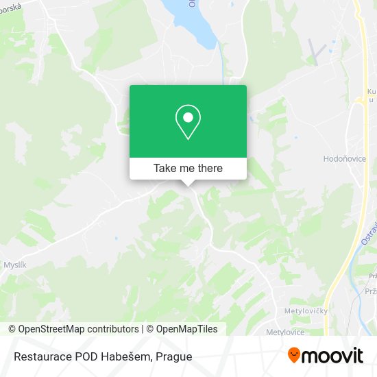 Карта Restaurace POD Habešem