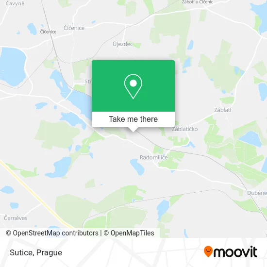 Карта Sutice