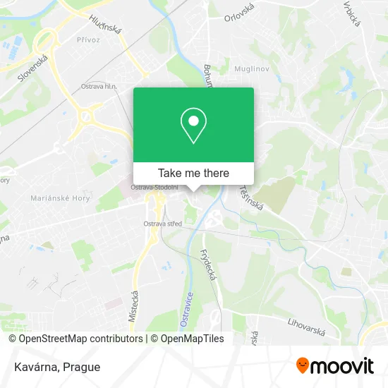 Карта Kavárna