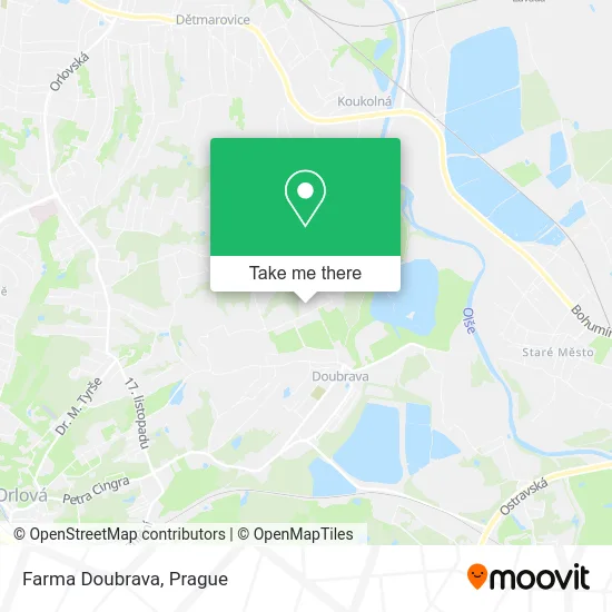 Карта Farma Doubrava