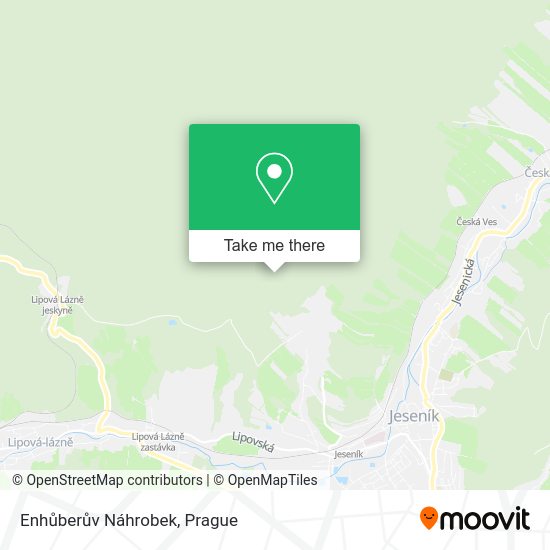 Enhůberův Náhrobek map