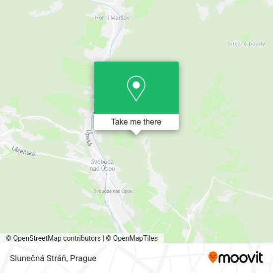 Slunečná Stráň map