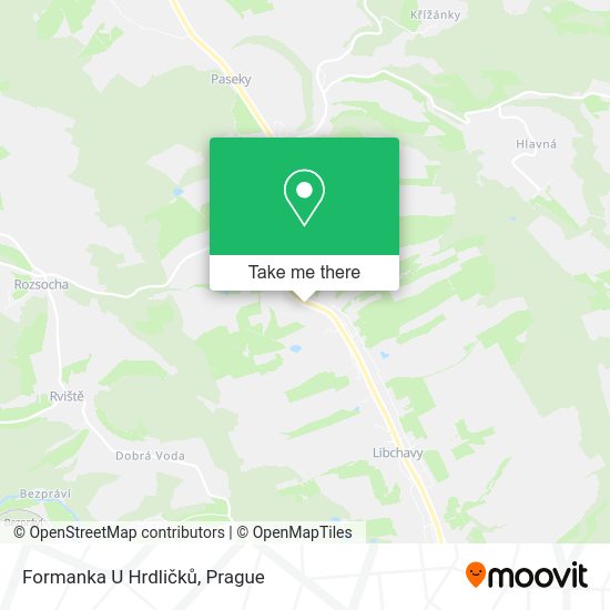 Карта Formanka U Hrdličků