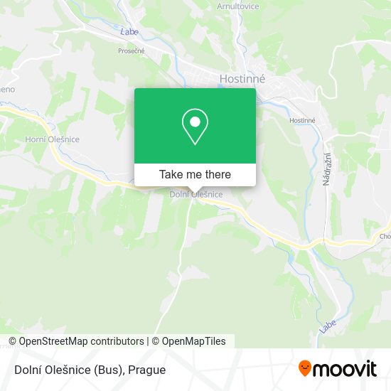 Dolní Olešnice (Bus) map