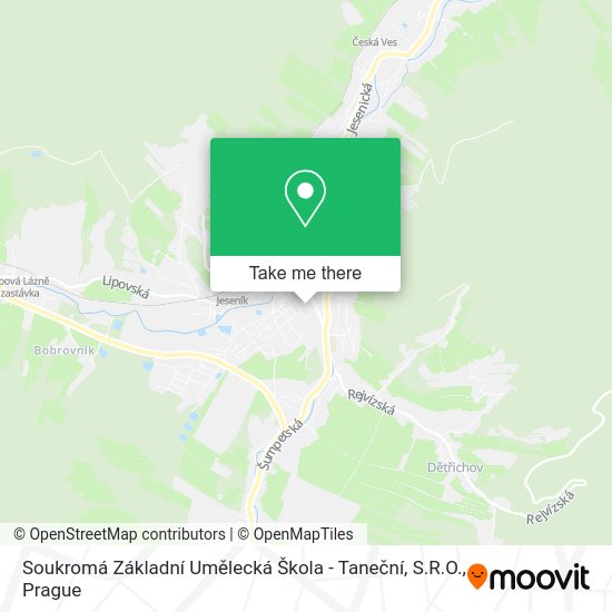 Soukromá Základní Umělecká Škola - Taneční, S.R.O. map